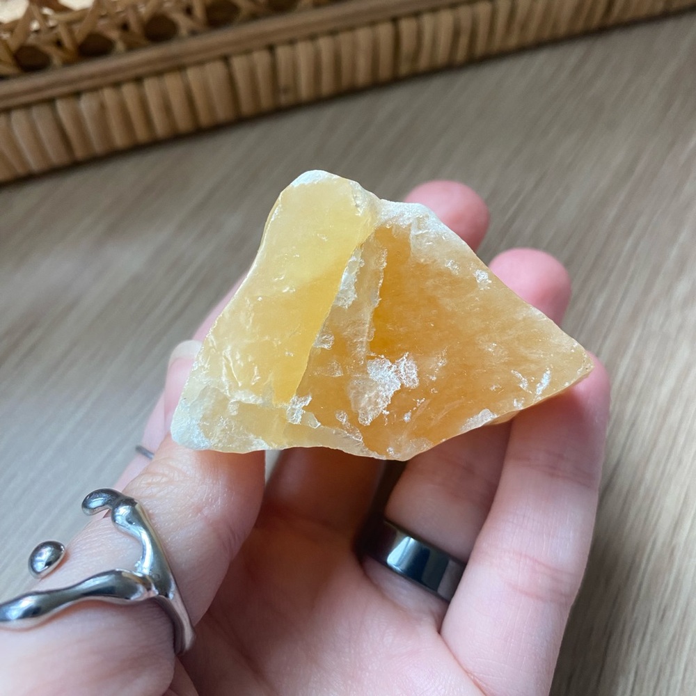 Raw Orange Calcite